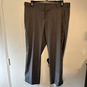 Men's Nike Golf Dry Fit Pants 38x30 Gray excellent preowned condition